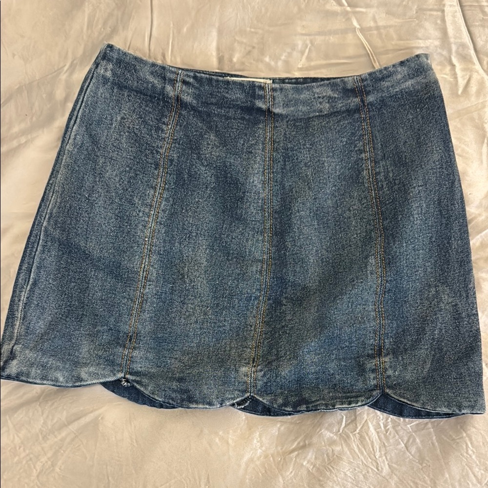 Denim Mini Skirt